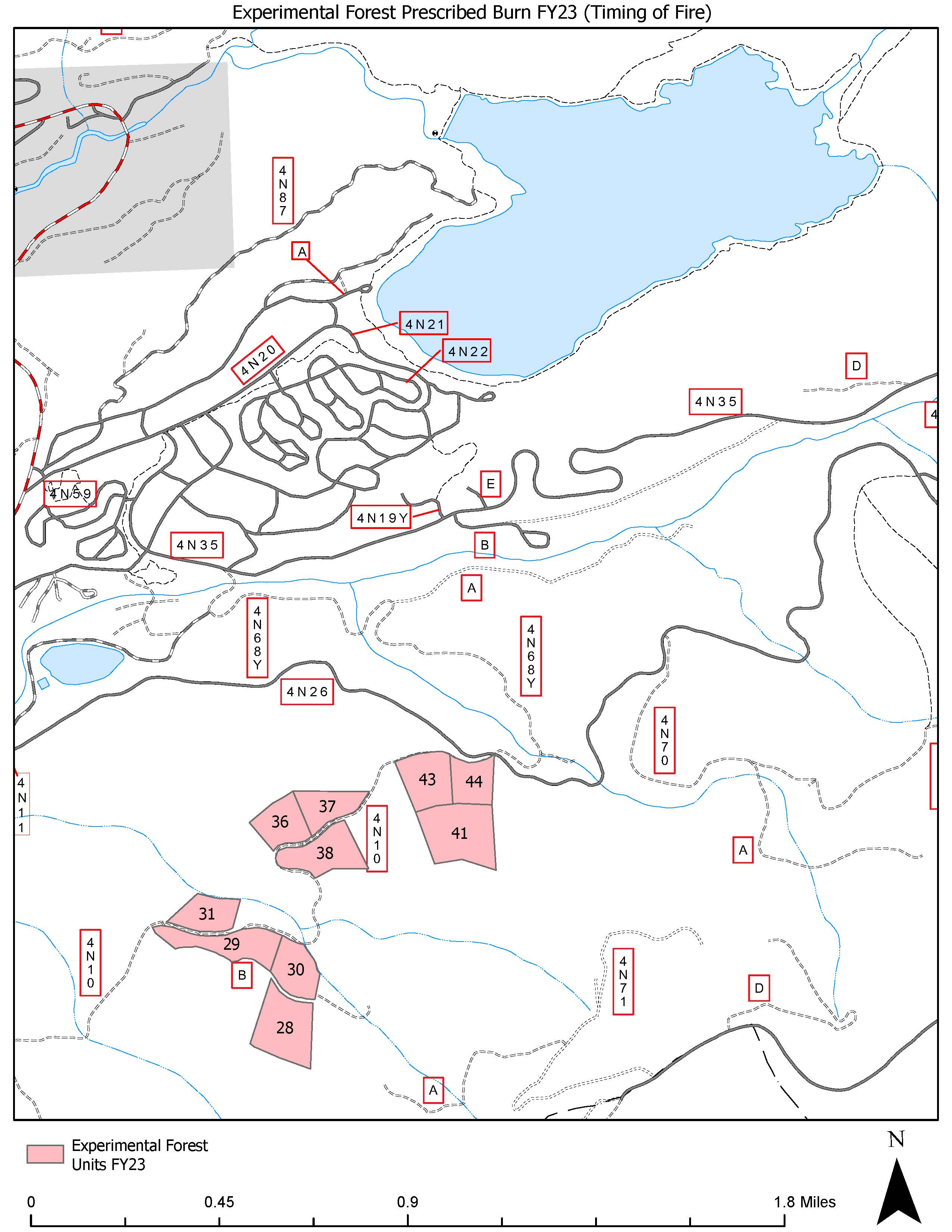 paoli experimental forest map